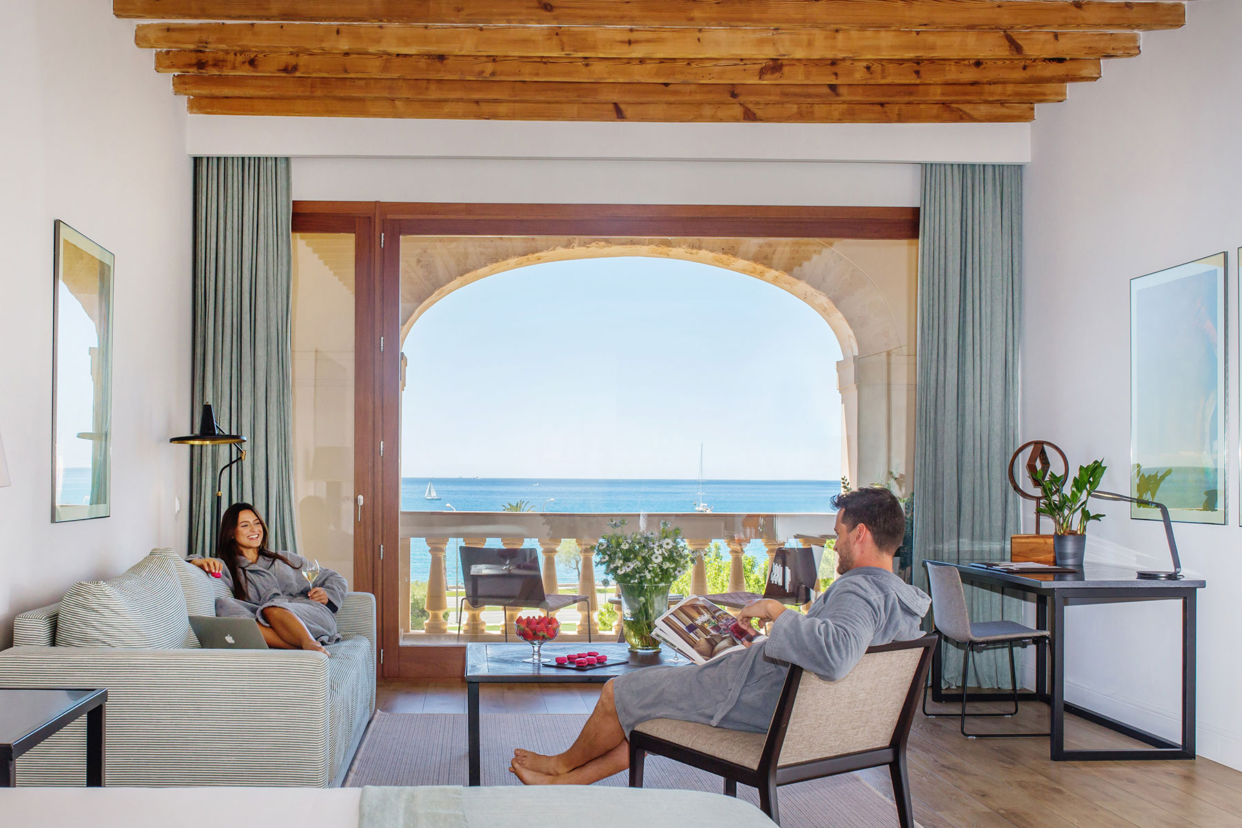 Luxuriöse Zimmer mit Terrasse im 5-Sterne-Hotel in Palma